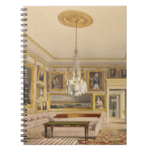 Caderno Espiral A sala de estar listrada, casa de Apsley, 1853