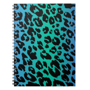 Caderno Espiral A Série Leopardo Multicolorida Design 6