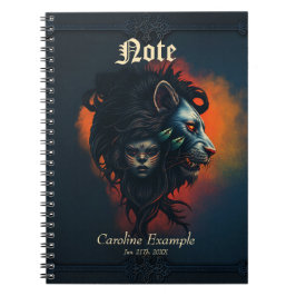 Caderno Espiral A simbiose da força e graça