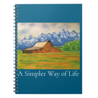 Caderno Espiral A Simpler Way of Life Classic Notebook