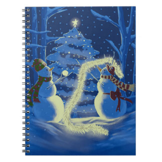 Caderno Espiral A Snowman Christmas