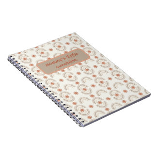 Caderno Espiral A soft, boho-inspired baby design