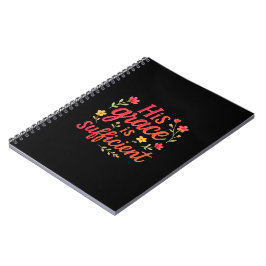 Caderno Espiral A Sua Graça é Suficiente