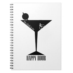 Caderno Espiral A Subida É A Minha Feliz Hora