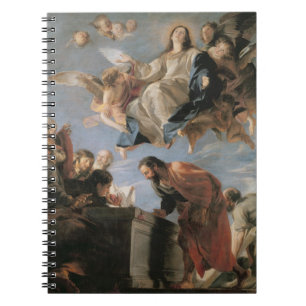 Caderno Espiral A suposição do Virgin, 1673 (óleo em canvas)