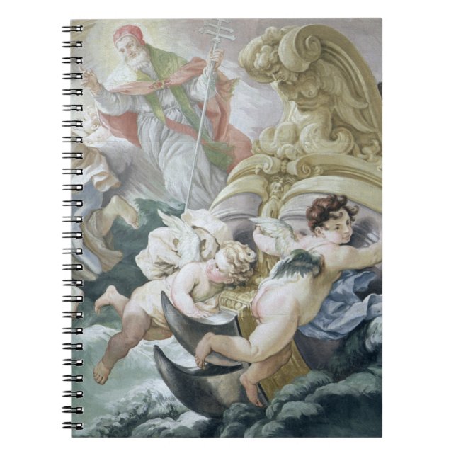 Caderno Espiral A tempestade acalmada miraculosa no contato com (Frente)