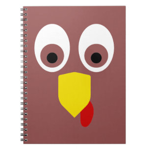 Caderno Espiral A Turquia de Ação de Graças