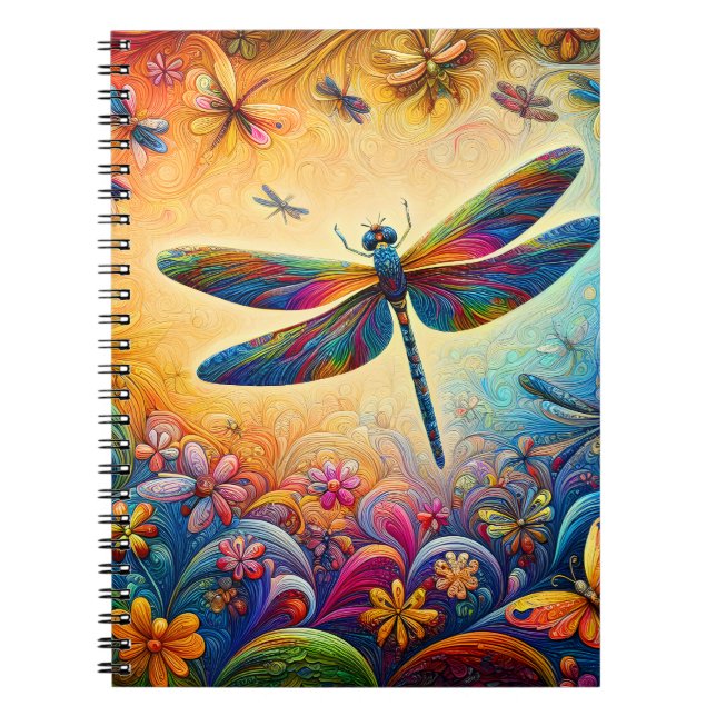 Caderno Espiral A Viagem da Dragonfly (Frente)