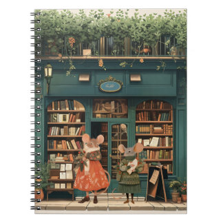 Caderno Espiral A vida na cidade de ratos - Sra. Otis e Sra. Luna