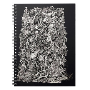 Caderno Espiral A vida sem pele pelo notebook Brian Benson