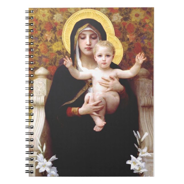 Caderno Espiral A Virgem dos Lírios (Frente)
