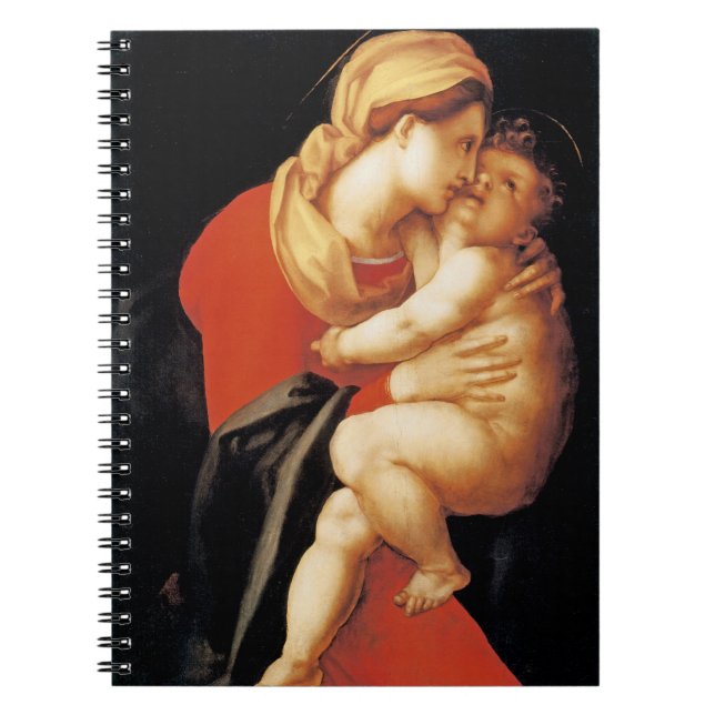 Caderno Espiral A Virgem e a Criança (Frente)