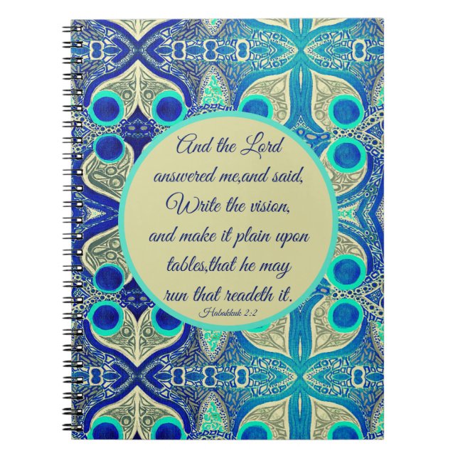 Caderno Espiral A visão (Frente)