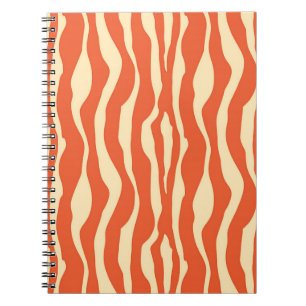 Caderno Espiral A zebra listra - o mandarino e luz - a laranja