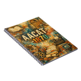 Caderno Espiral AACAT-1870 Archives Research Spiral Notebook