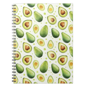 Caderno Espiral Abacates Green Dots  