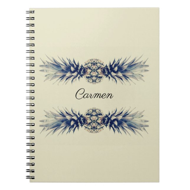Caderno Espiral Abacaxi Retrolook  (Frente)