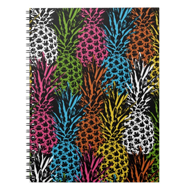 Caderno Espiral Abacaxi Selvagem e Doce (Frente)