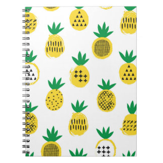 Caderno Espiral Abacaxis Jovens: Vintagem Amiga Das Crianças