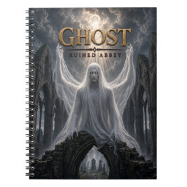 Caderno Espiral Abadia Arruinada Fantasma Cinema Sombrio