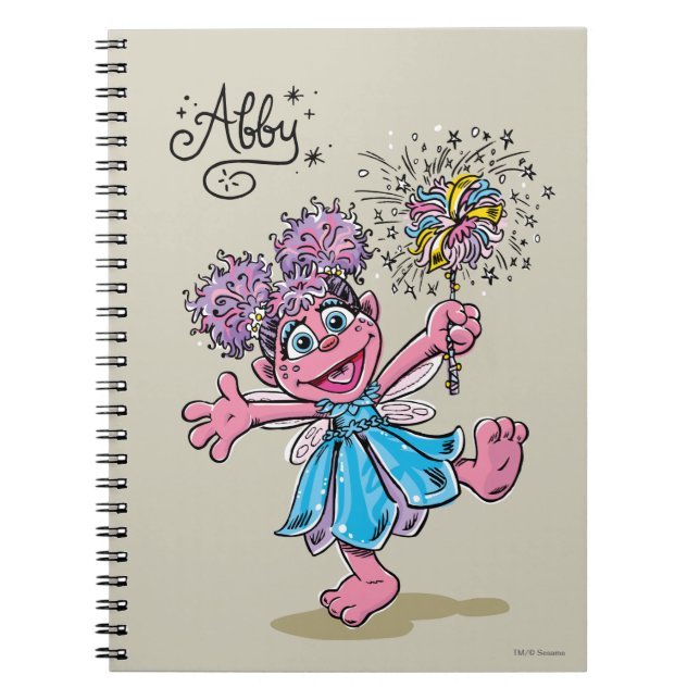 Caderno Espiral Abby Cadabby Retro Art (Frente)