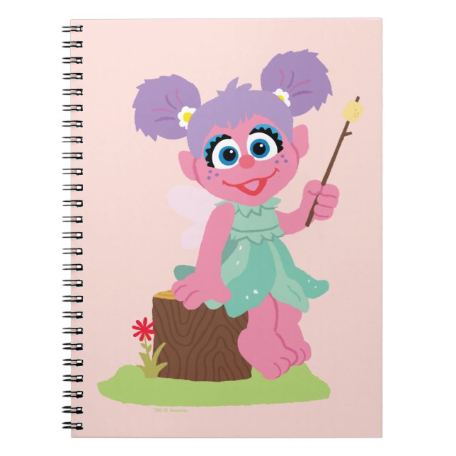 Caderno Espiral Abby Cadabby Tostando Marshmallows (Frente)