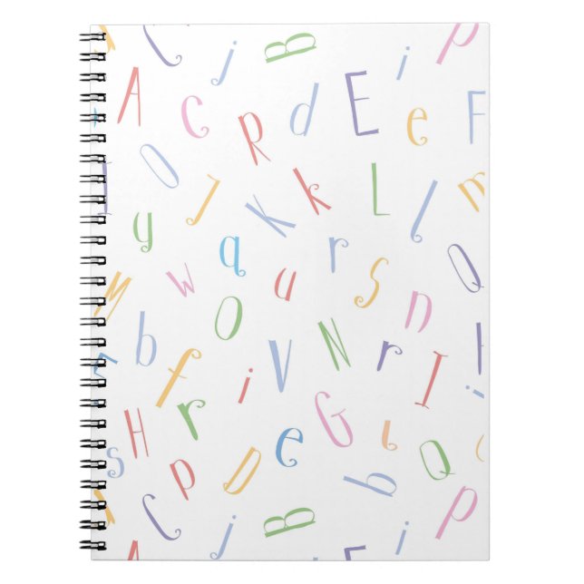 Caderno Espiral ABC Fofo (Frente)
