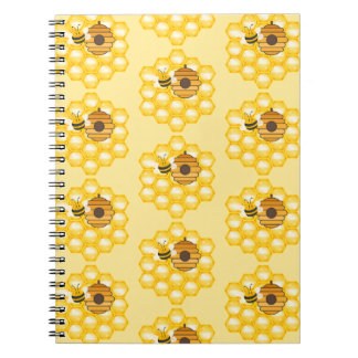 Caderno Espiral Abejas y Panal