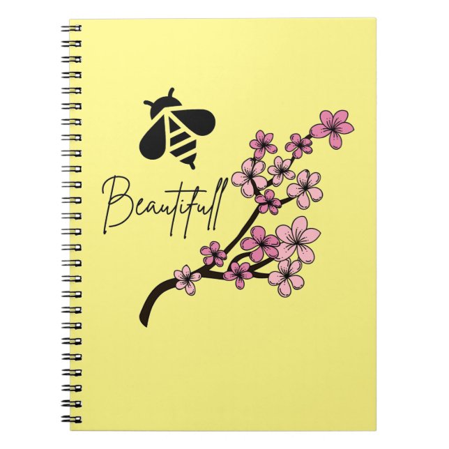 Caderno Espiral abelha bela (Frente)