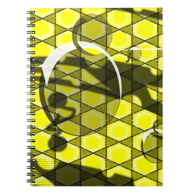 Caderno Espiral Abelha de mel à meia-noite 2.0 (Frente)