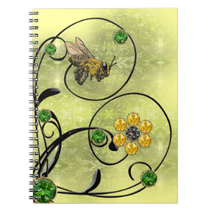 Caderno Espiral Abelha Mel