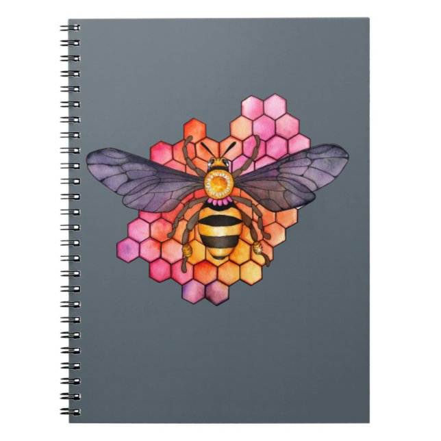 Caderno Espiral Abelha Melífera (Frente)