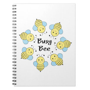 Caderno Espiral Abelha Ocupada