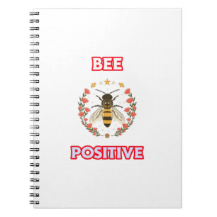 Caderno Espiral abelha positiva