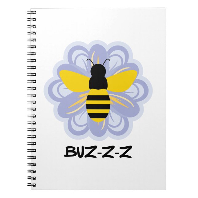 Caderno Espiral Abelhas Insetam Abelhas De Mel (Frente)