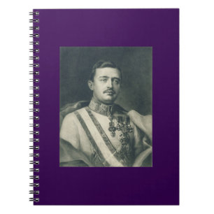 Caderno Espiral Abençoado Karl da Áustria Monarquista Católico Rom