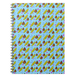 Caderno Espiral Abóbora e Banana