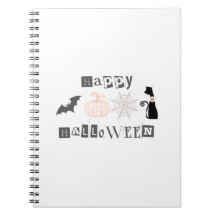Abóbora e Gato de Outono Feliz Halloween Fofo