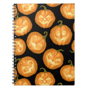 Caderno Espiral Abóboras de Halloween