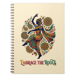 Caderno Espiral Abraçar a Dança das Raízes