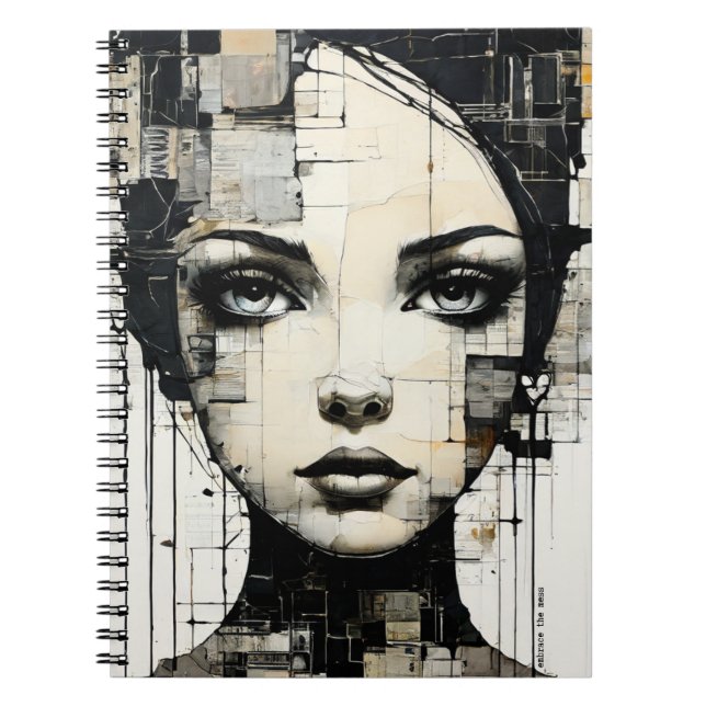 Caderno Espiral Abraçar a Mess - Está tudo bem | Notebook (Frente)