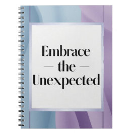 Caderno Espiral Abrace o Inesperado opção 3