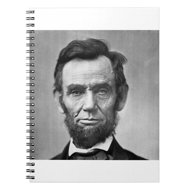 Caderno Espiral Abraham Lincoln (Frente)