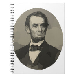 Caderno Espiral abraham lincoln