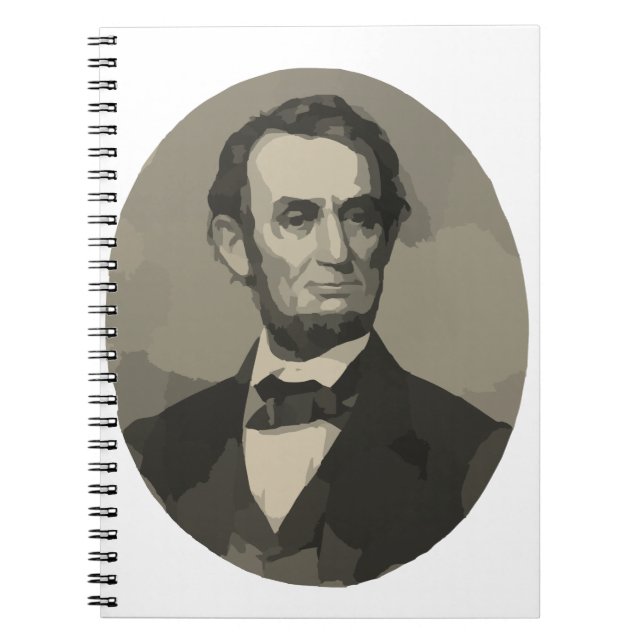 Caderno Espiral abraham lincoln (Frente)