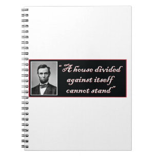 Caderno Espiral Abraham Lincoln