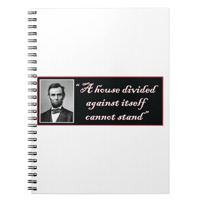 Caderno Espiral Abraham Lincoln (Frente)