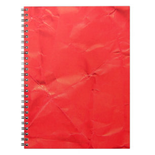Caderno Espiral Absorção de fundo de abstrato de papel vermelho, i