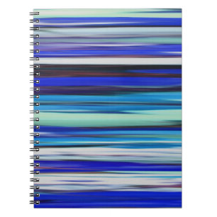 Caderno Espiral Abstract #2: Blue blur