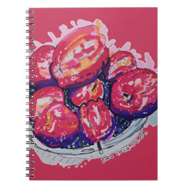 Caderno Espiral Abstract Apples